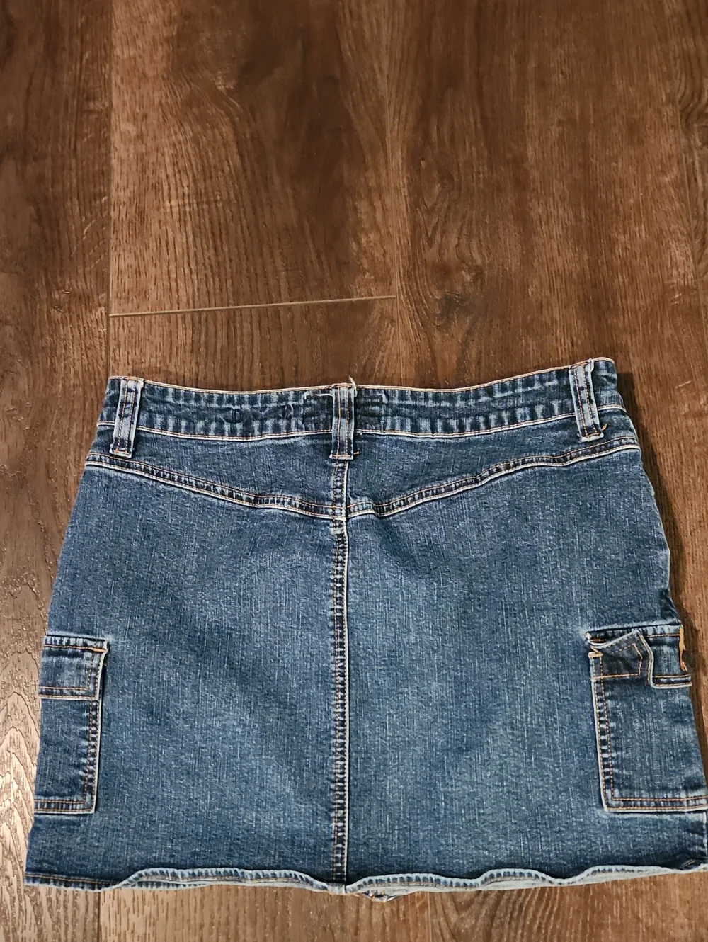 Vintage Y2K Old Navy Denim Mini Skirt Sz 8